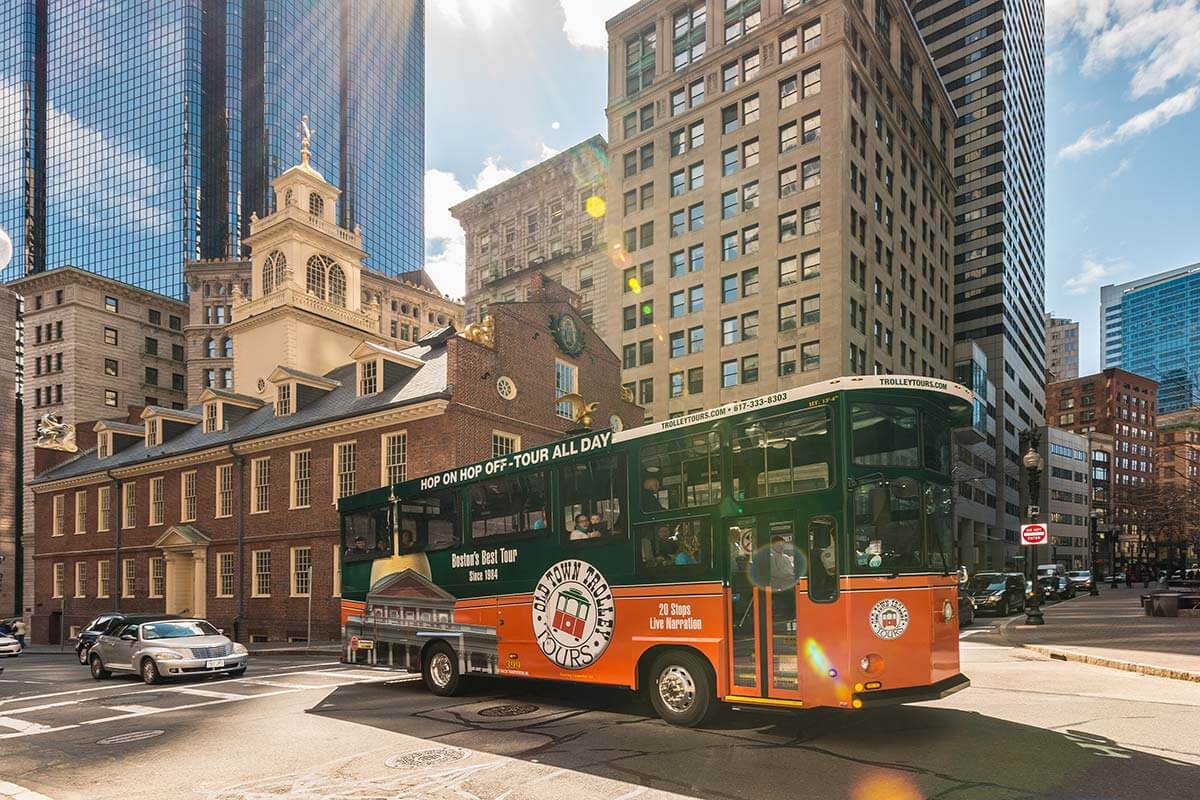 downtown boston trolley tour